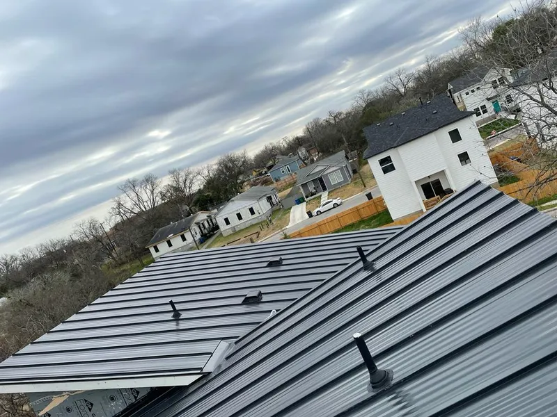Standing seam metal roof panels with vents for Skylight Repair in Merchantville